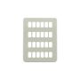 MK Grid K3514ALM 24 Module Grid Frontplate Metalclad