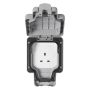 MK Masterseal K56480GRY 13A DP Unswitched Socket 1 Gang Grey