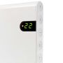 Adax Neo Panel Heater 800W White Slimline Digital Thermostat NPW08KDT
