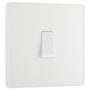 BG Evolve 1 Gang 2 Way Switch 20A 16AX Pearlescent White