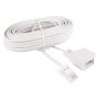 Philex Telephone Extension Lead 3m White