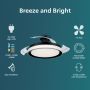 Philips Bliss DC Ceiling Fan LED Light Black