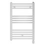 Rointe Elba Oval Heated Towel Rail 300W White 40x86cm #