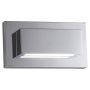 Searchlight Ledge LED Up/Downlight Wall Light Chrome with Glass