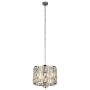 Searchlight Bijou 3 Light Pendant Chrome with Crystal Glass