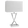 Searchlight Club Table Lamp Chrome and White Shade