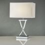 Searchlight Club Table Lamp Chrome and White Shade