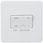 Knightsbridge 10A Fan Isolator Switch Matt White