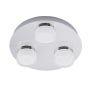 Spa Amalfi Round LED Bathroom Ceiling Spotlight Chrome 3 x 5W