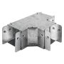 Trench 75x75mm Tee Piece Top Lid for Metal Cable Trunking