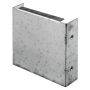 Trench 100x100mm End Cap for Metal Cable Trunking Trench 100x100mm End Cap for Metal Cable Trunking