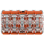 Wago 221-420 4mm 10-Way Connector 15 Pack