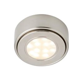 Hera 2.5W CCT LED Under Cabinet Light In Satin Nickel With 200lm Colour Changing Tech: Choose Warm Or Cool White With A Simple Switch| National Lighting | National Lighting® Online Shop