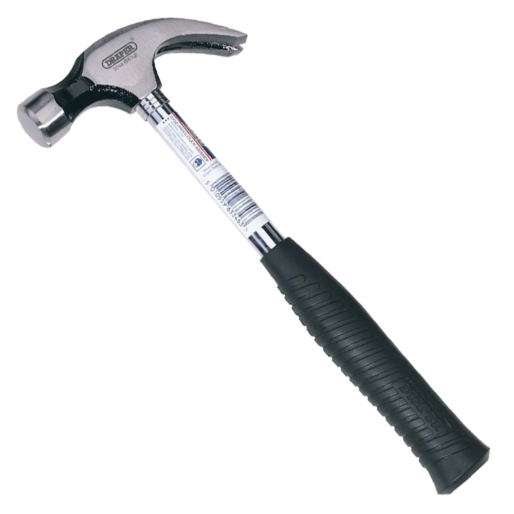 Image for Draper 63346 Claw Hammer 560G Tubular Steel Shaft 20oz