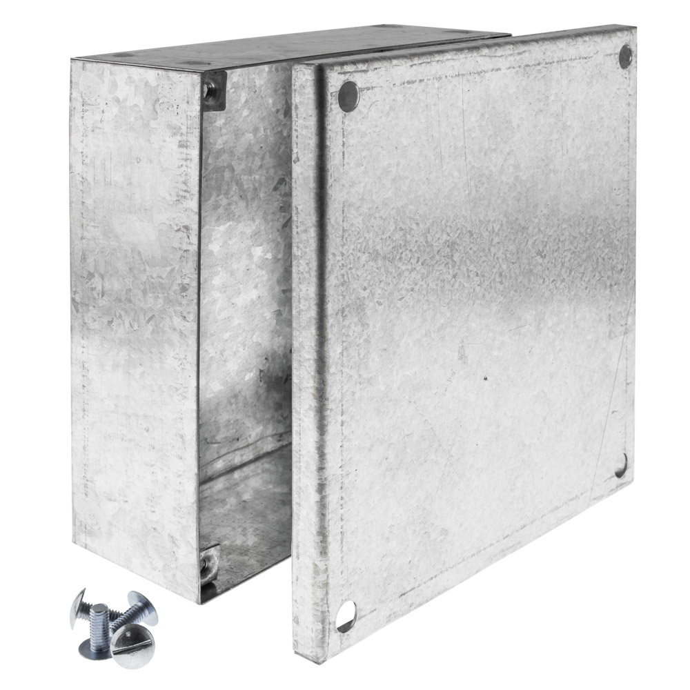 Image for Metal Adaptable Box 150x150x50mm Plain Galvanised