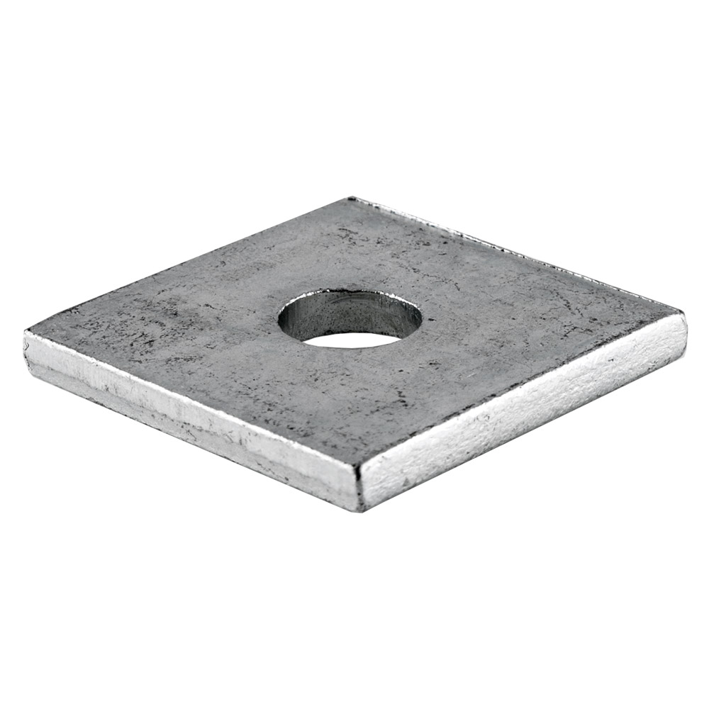 Image for M10 10mm Flat Square Plate 1 Hole Each
