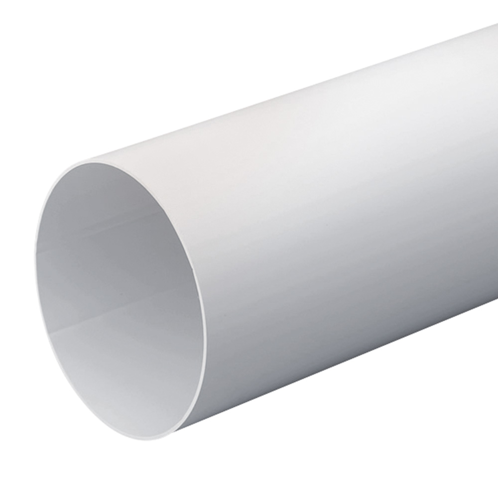 Image for 100mm Duct PVC Pipe 350mm Length White