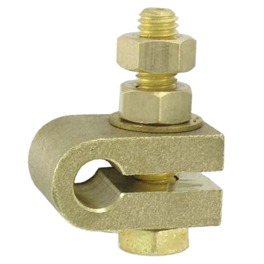 Image for Earth Rod A Clamp 3/8 Inch Brass