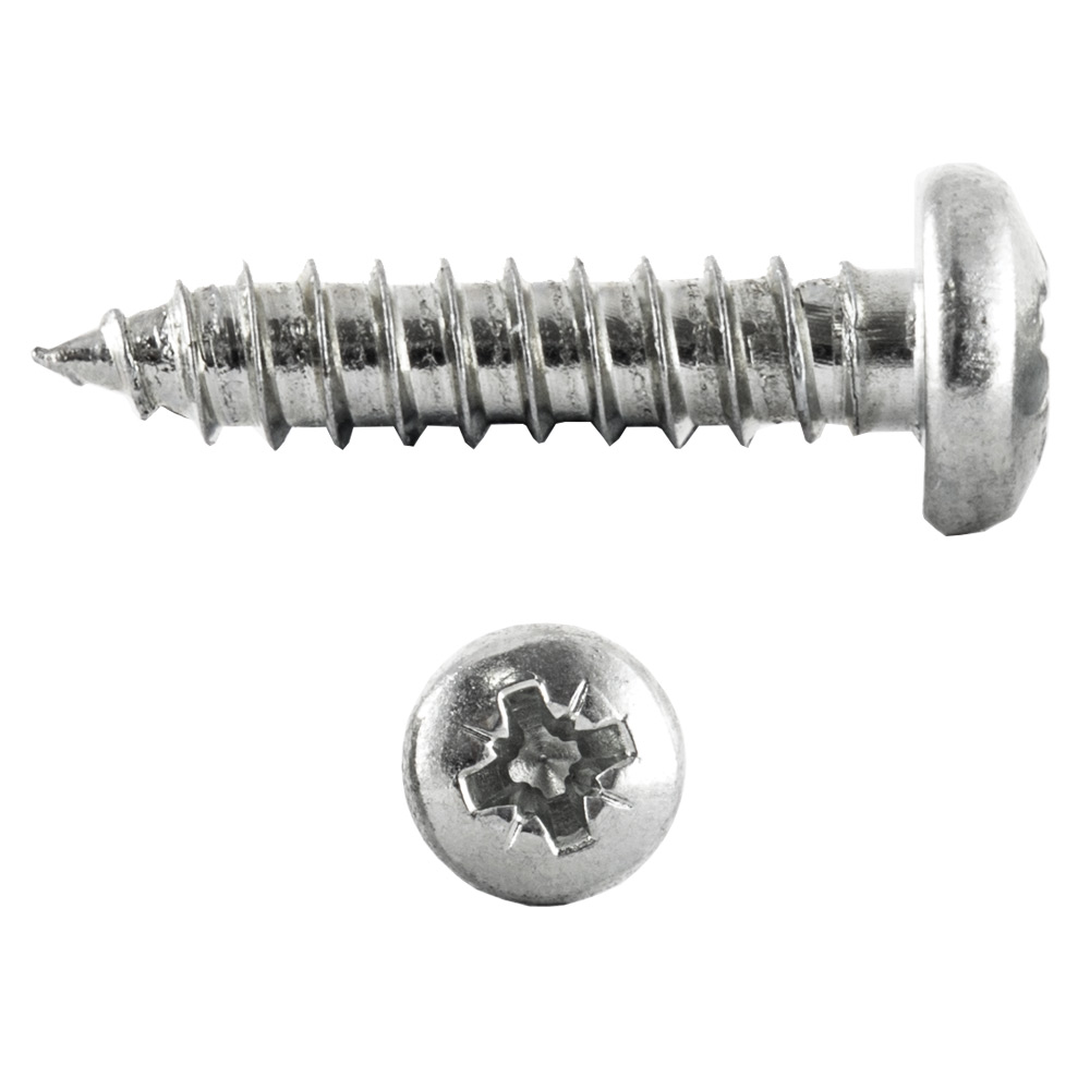 Image for Self Tapping Pozi Drive Panhead Screw No.8 x 3/4 Inch Box 200