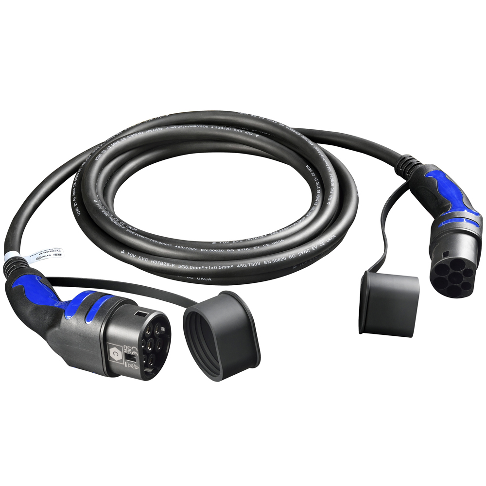 Image for Masterplug EVC22325TL 22kW Type 2 Three Phase EV Charger Cable