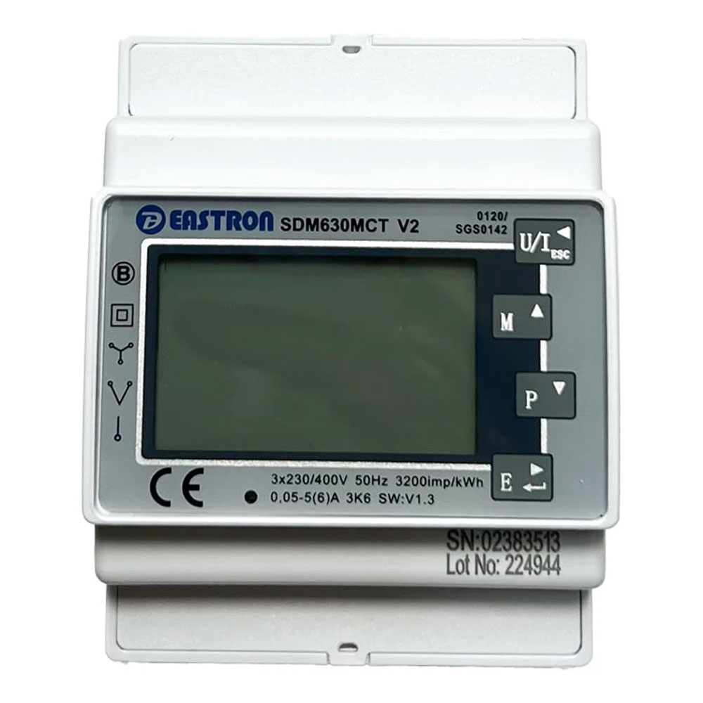 Image for Deta 100A MID Meter DIN Rail Mount 100A Three Phase EVC7162