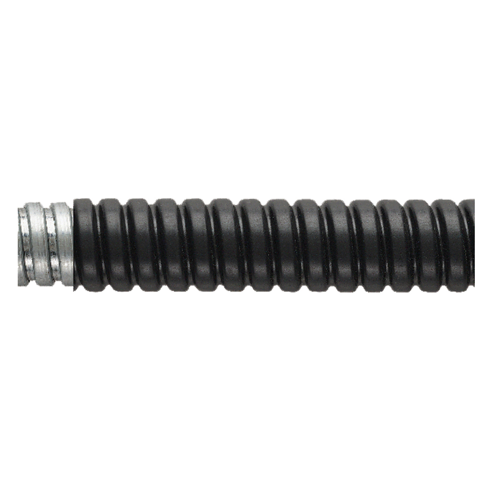 Image for Flexicon 25mm Flexible PVC Coated Steel Conduit Black 10M