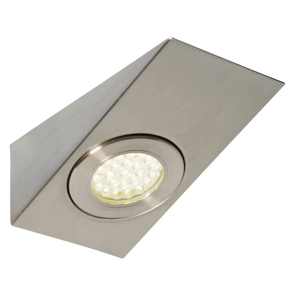 Image for Culina Lago Wedge Under Cabinet LED Light 140lm 1.5W 4200K Nickel