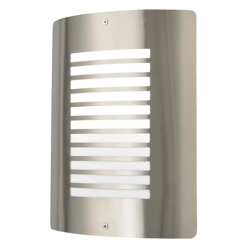 Image for Forum Zink Modern Wall Light ES Stainless Steel