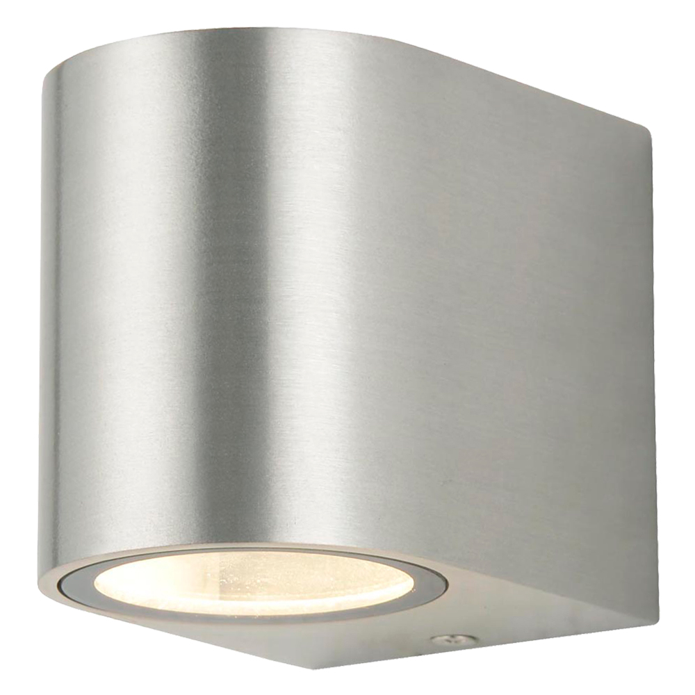 Image for Forum Zink Antar GU10 Spotlight Up or Down Wall Light Silver