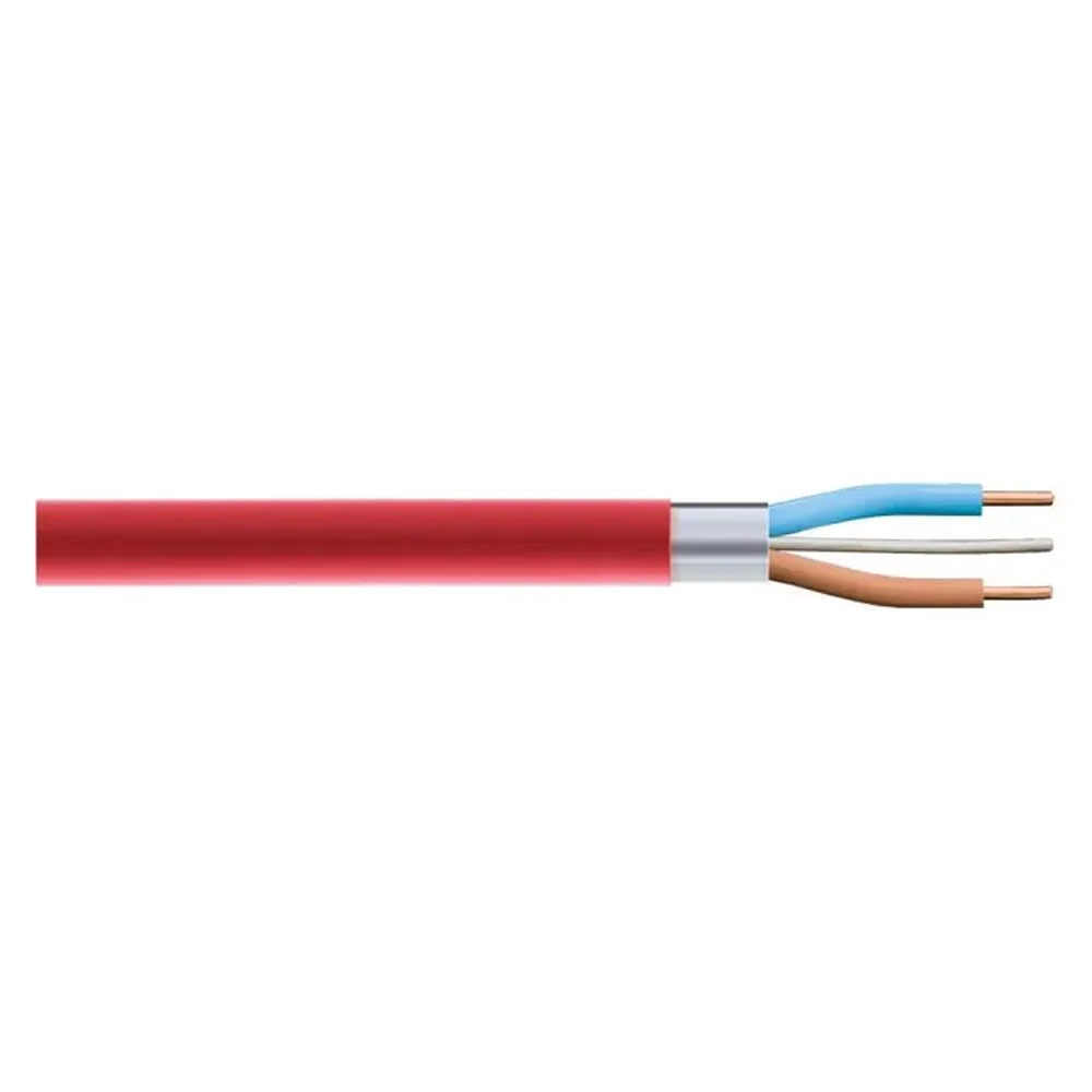 Image for Prysmian FP200 Gold LSZH 1.5mm Three Core & Earth Red Cable 100M
