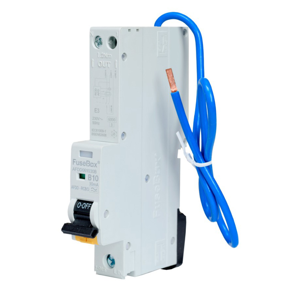 Image for Fusebox AFDD RCBO 10A B Curve AFDD061030B