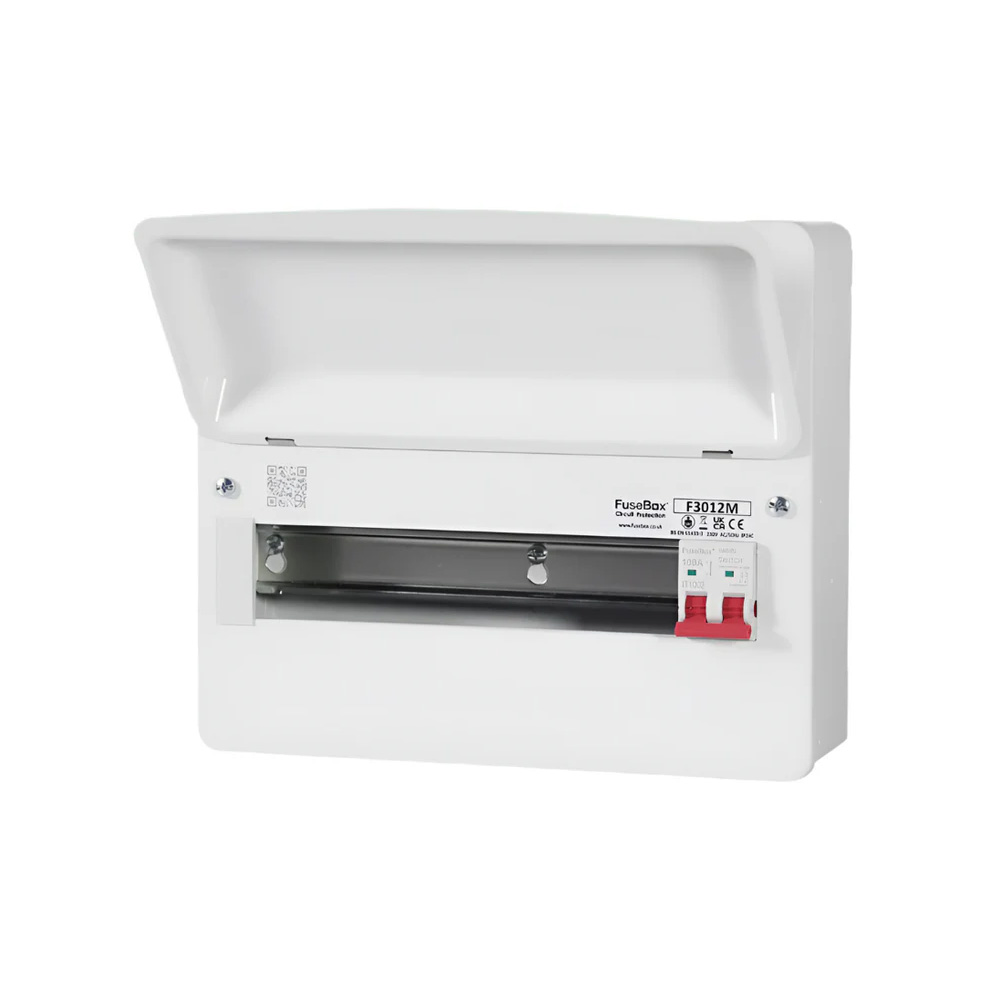 Image for Fusebox 12 Way RCBO Consumer Unit with Main Switch F3012M