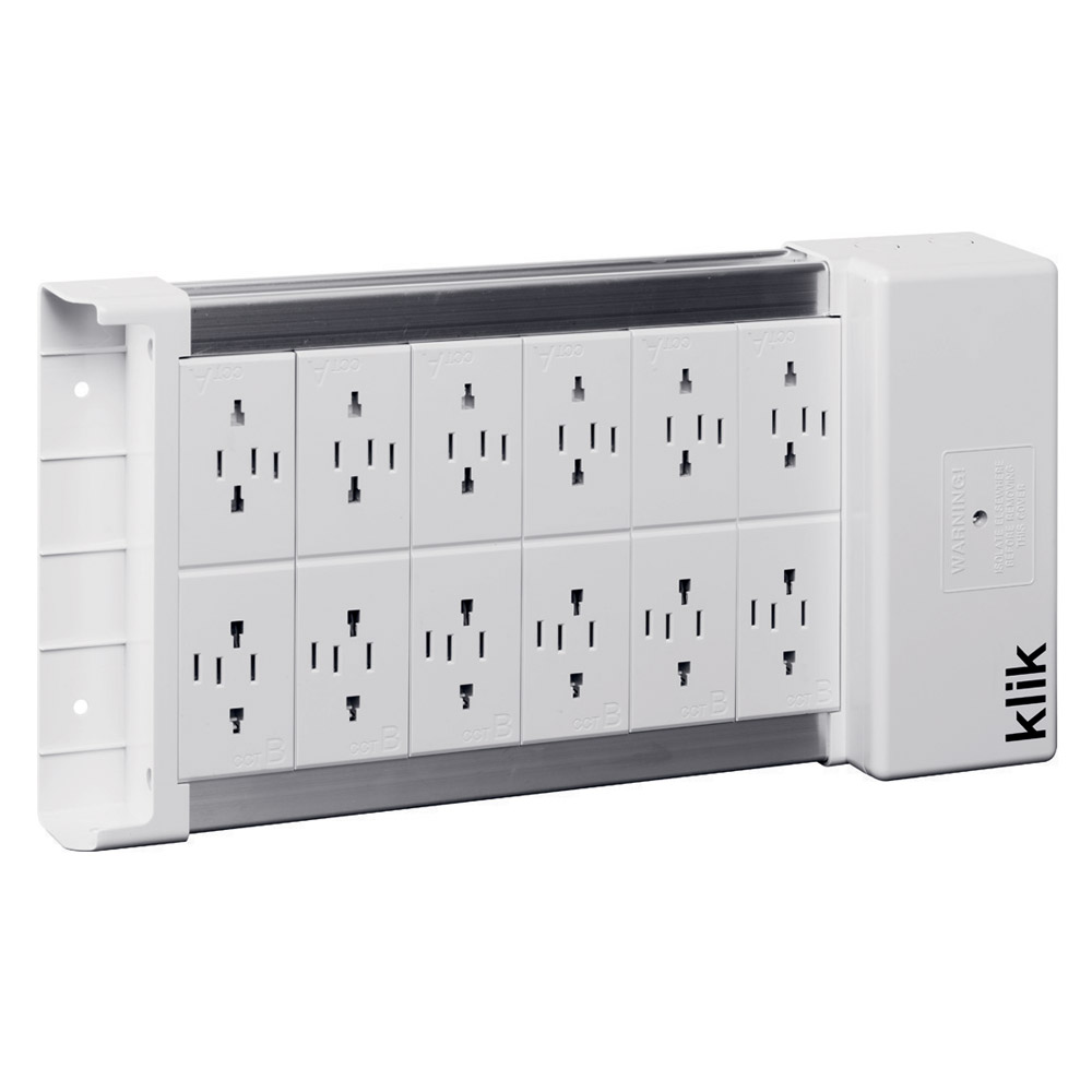 Image for Hager Klik KLDS12 Lighting Distribution Box 12 Outlets