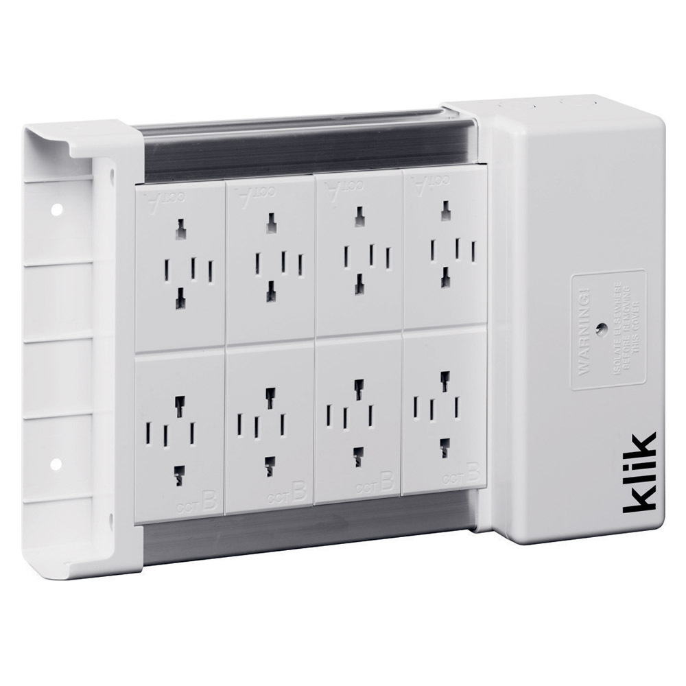 Image for Hager Klik KLDS8 Lighting Distribution Box 8 Outlets