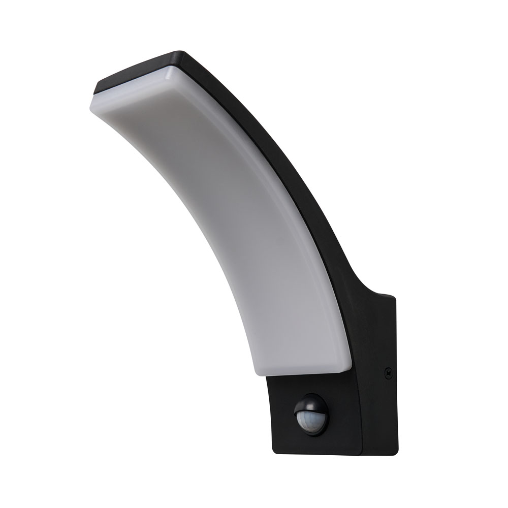 Image for Forum Lighting Batsu Outdoor Wall Light LED 12W PIR Black IP65