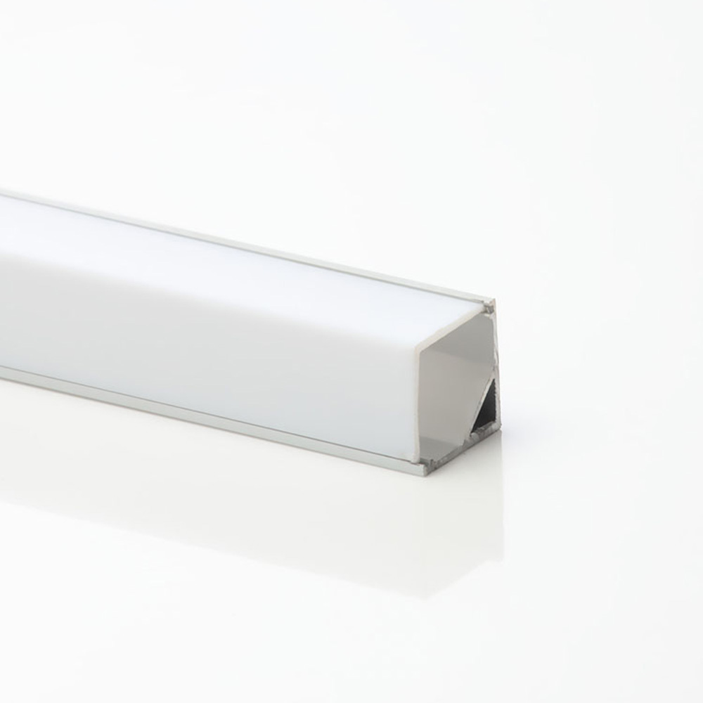 Image for Forum Lighting 45 Degree Corner Profile 2m Opal Cover
