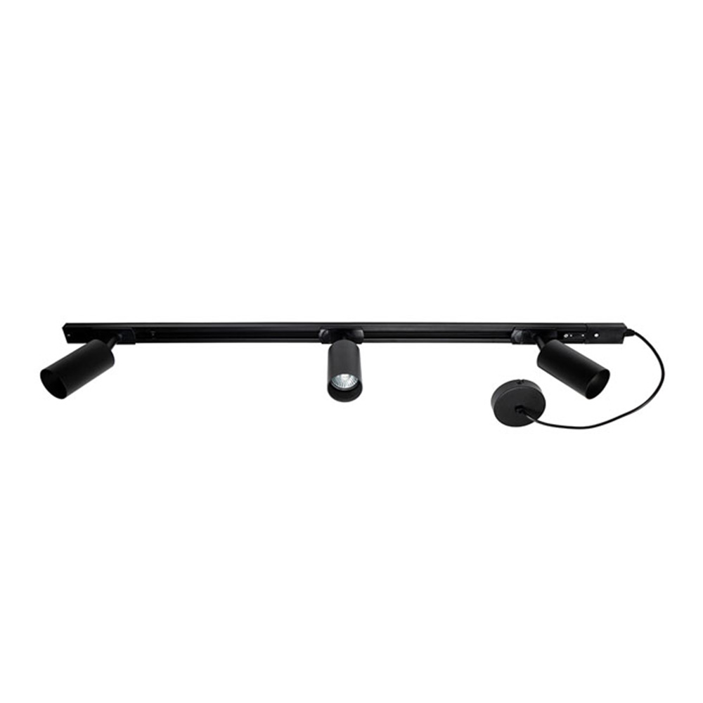 Image for Forum Lighting Cayo Track Light 3 Head GU10 1m Black