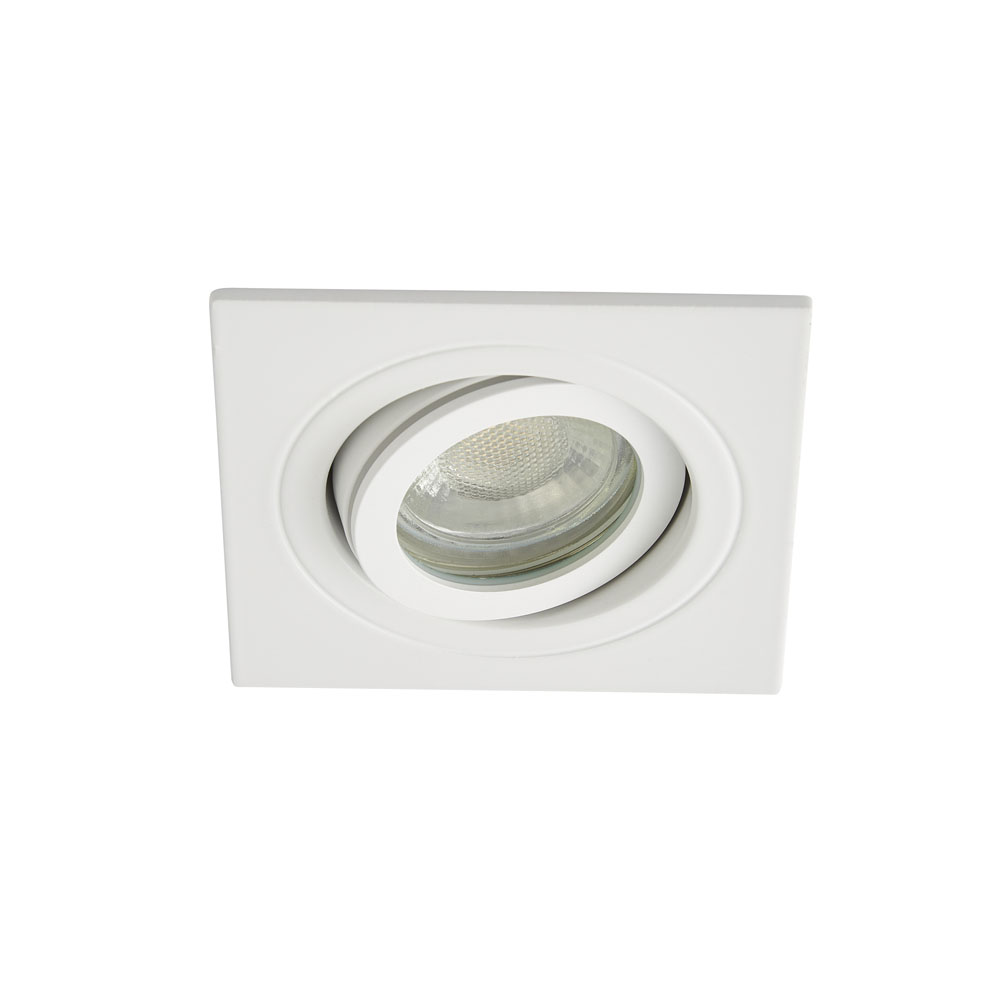Image for Forum Lighting Cali Downlight Square GU10 35W White IP65