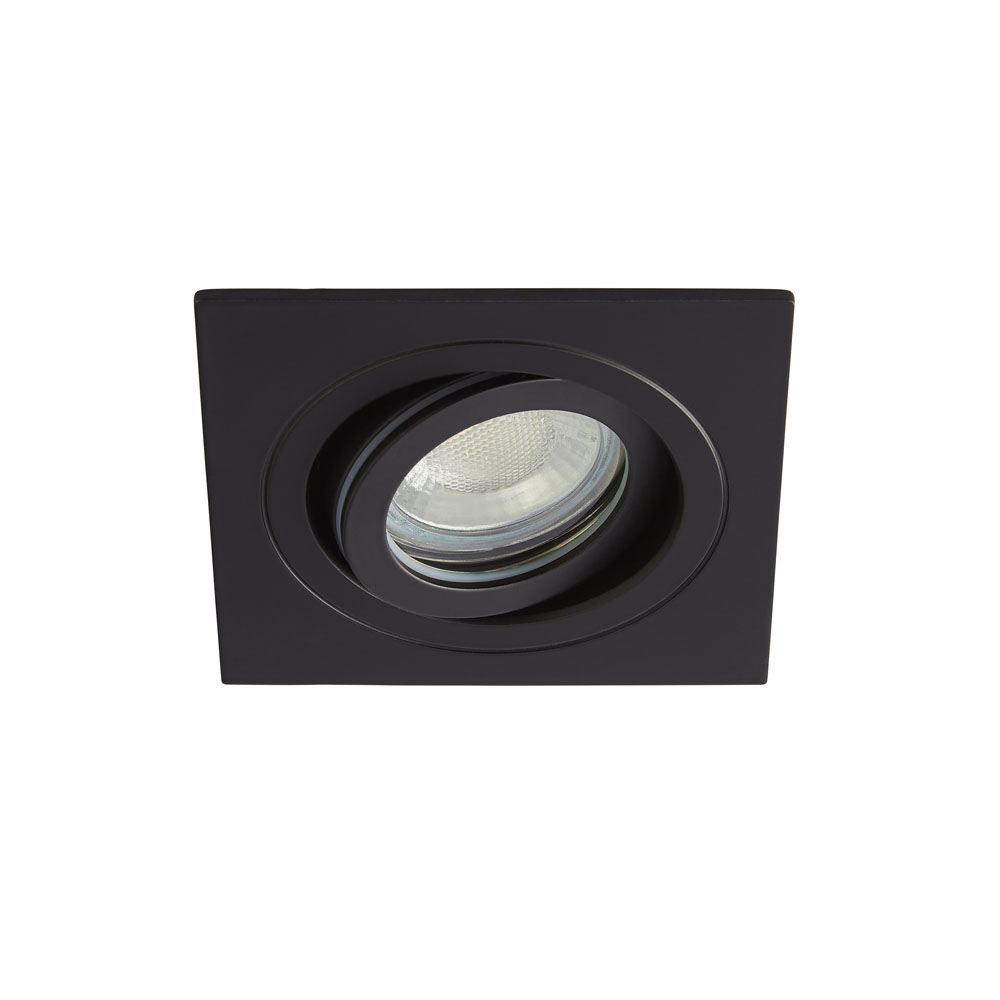 Image for Forum Lighting Cali Downlight Square GU10 35W Black IP65