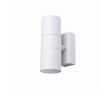 Image for Forum Zink Leto Wall Light GU10 Up and Down White Steel