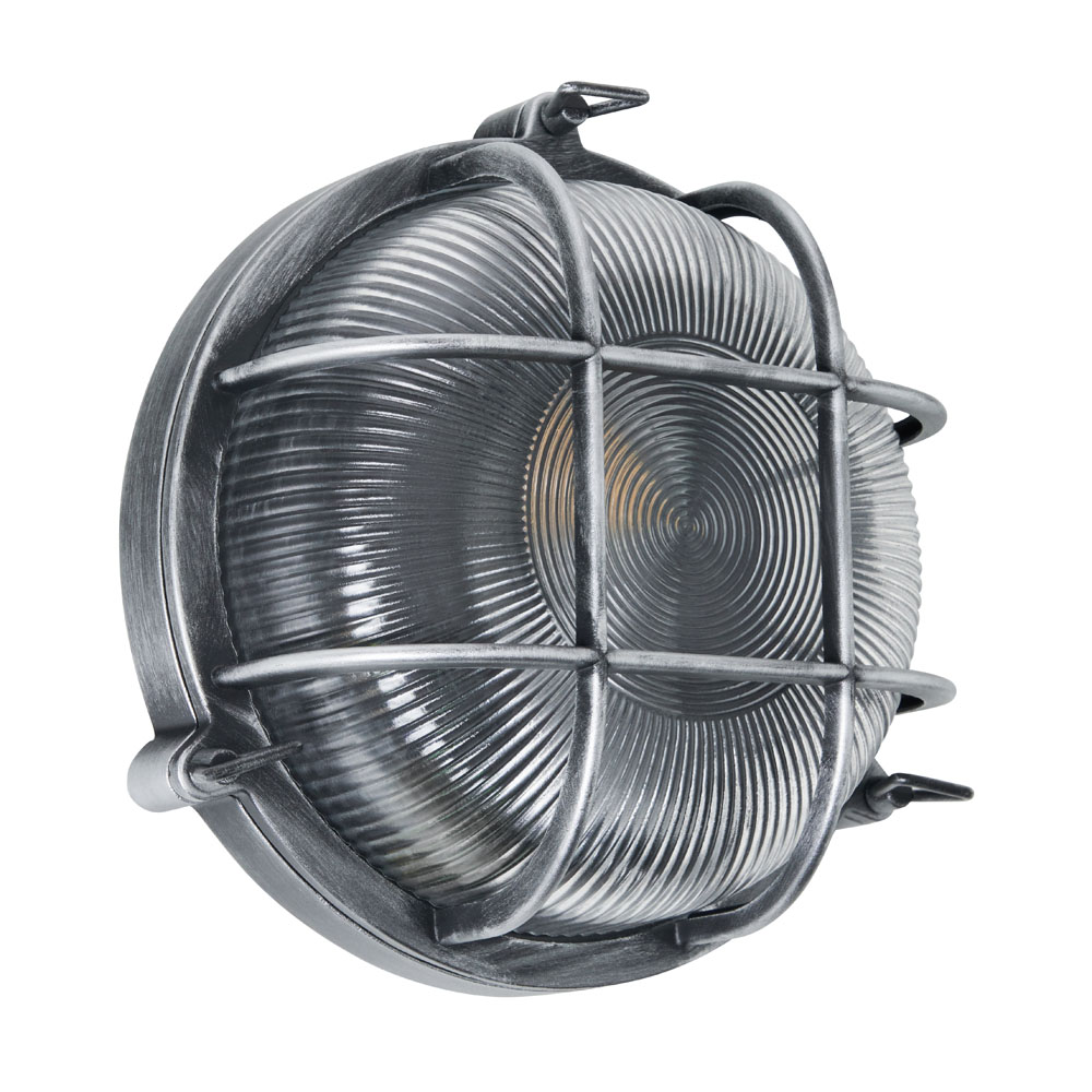 Image for Forum Lighting Gail Bulkhead Light E27 9W Silver IP44