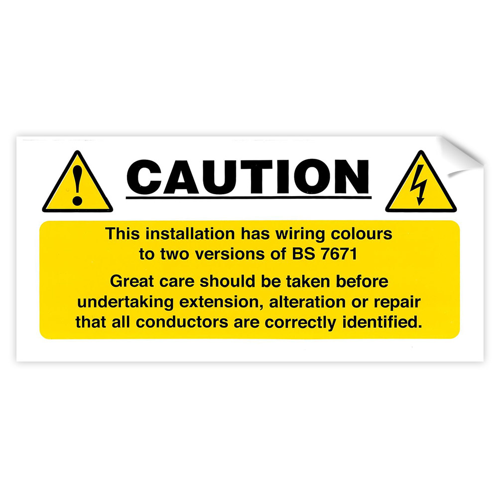 Image for Mixed Notice Sticker 130 x 60mm Label Pack 10