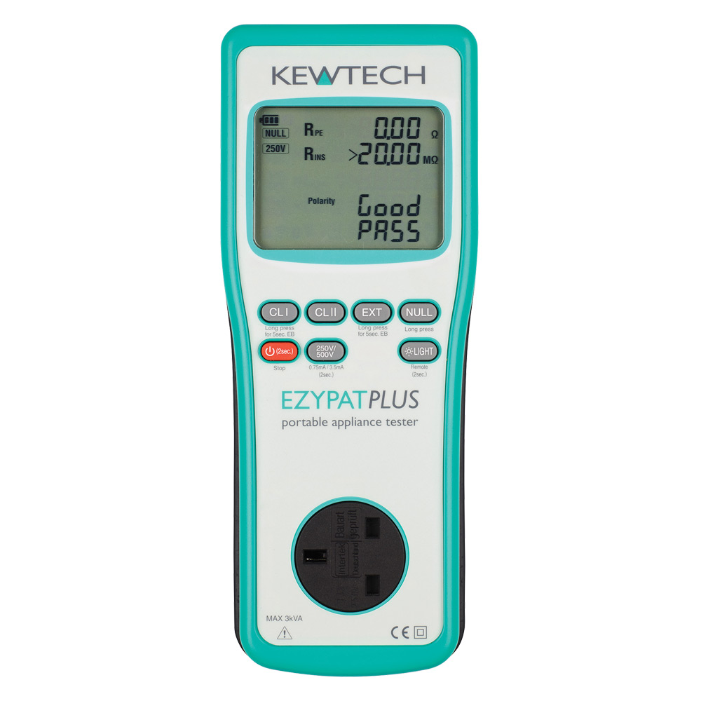 Image for Kewtech EZYPATPLUS Manual PAT Tester 110V and 230V