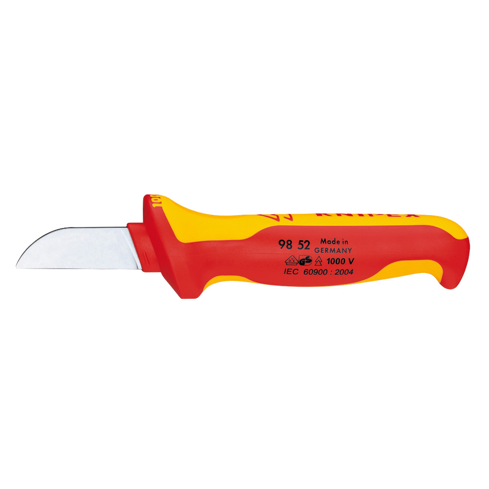 Image for Knipex Fully Insulated Knife Cable Knife 180mm 21489