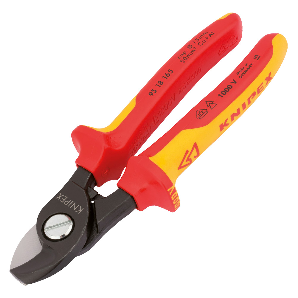 Image for Knipex Cable Cutters 165mm VDE Fully Insulated 32014