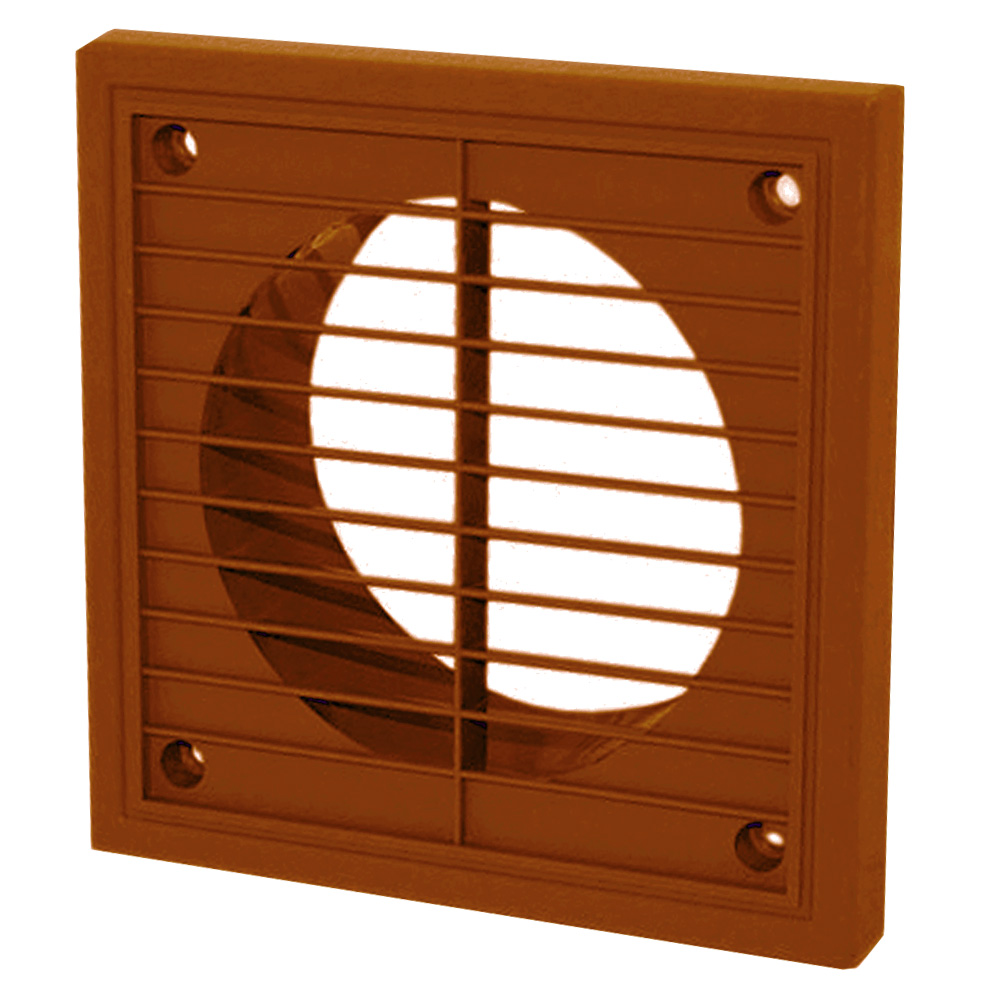 Image for Manrose 1152B 4 Inch Exterior Wall Grille Brown