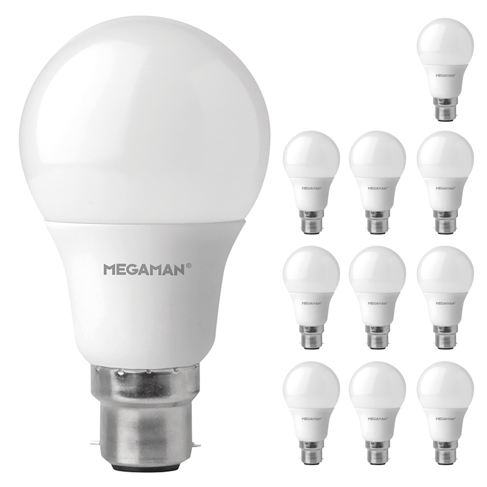 Image for Megaman 10.5W B22 LED GLS Bulbs 2800K Warm White 10 Pack