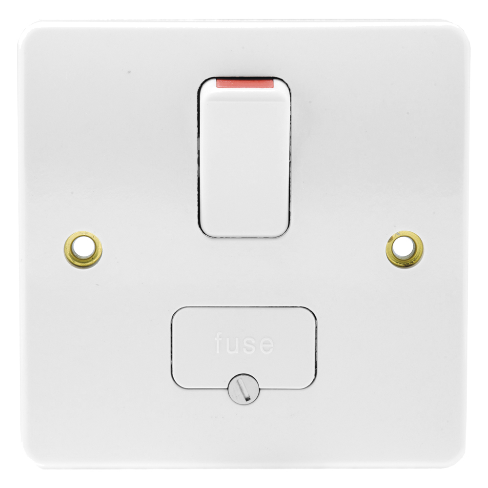 Image for MK Logic K330WHI 13A DP Switched Fused Spur Flex White