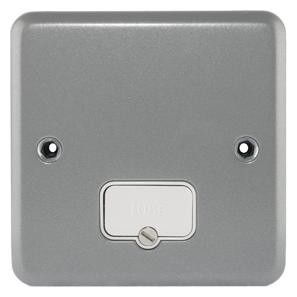Image for MK Metalclad K942ALM 13A Unswitched Fused Spur Grey