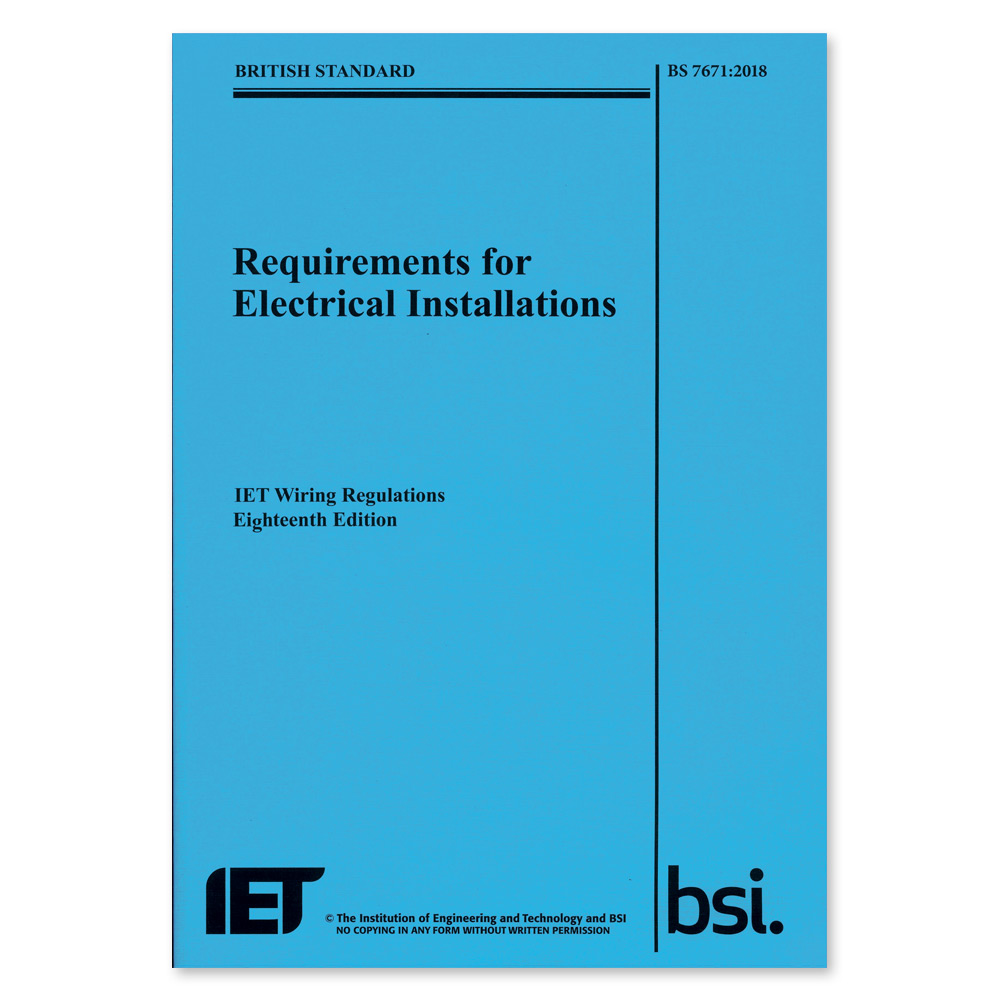 Image for NICEIC 18th Edition Wiring Regulations for Installations PIETREG18 IET